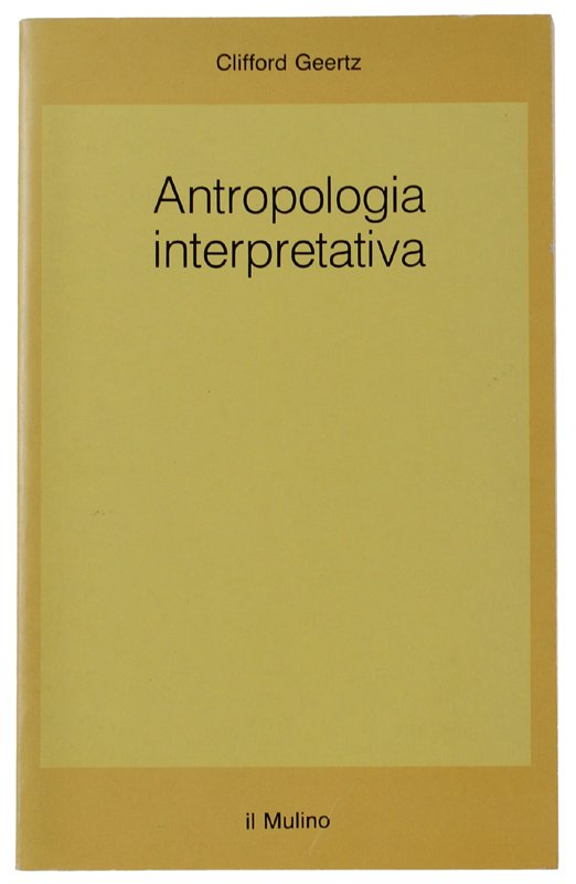 ANTROPOLOGIA INTERPRETATIVA