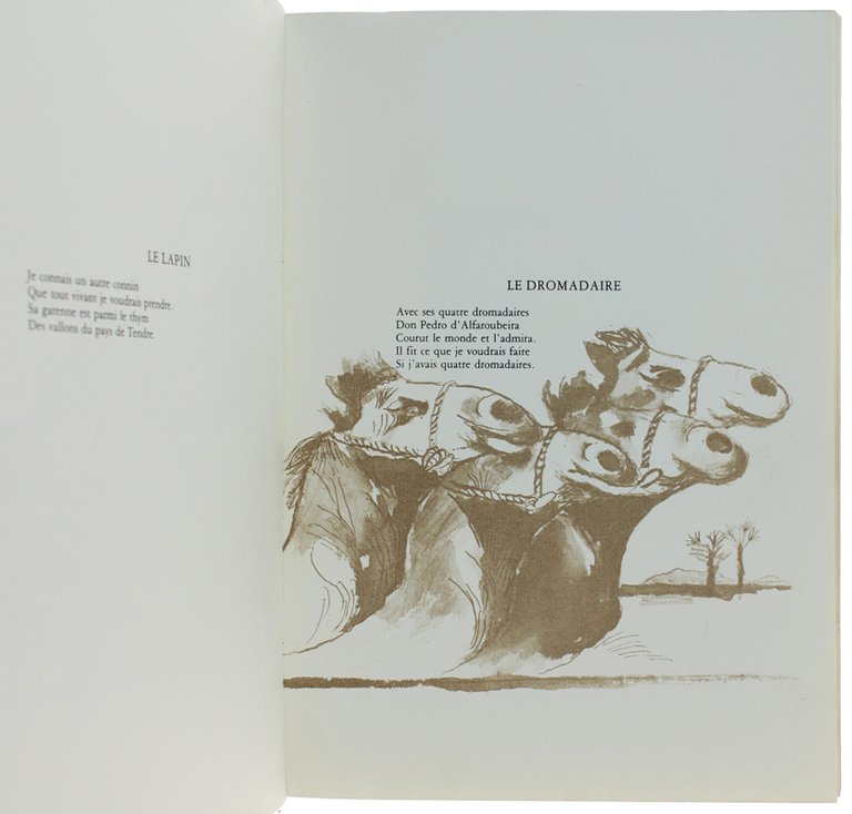 APOLLINAIRE "LE BESTIARE" ou Cortege d'Orphée [firmato dall'Artista]