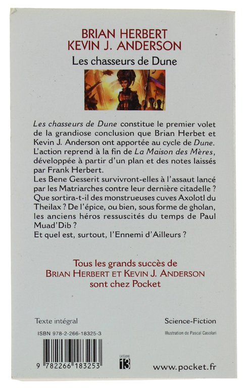 APRÈS DUNE - tome 1. Les chasseurs de Dune
