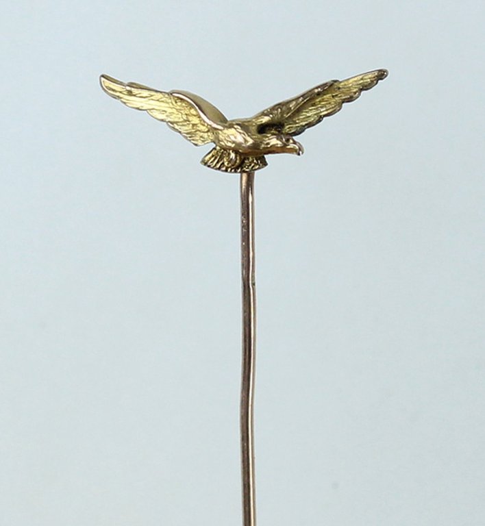 AQUILA GUARDIE GIURATE VIGILANZA; SPILLA DORATA CM 6,5 | Immagine Gallery 3