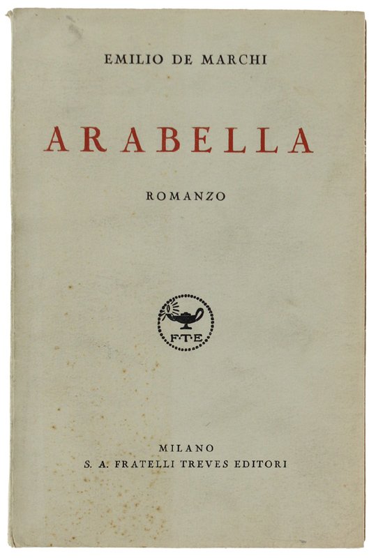 ARABELLA. Romanzo.