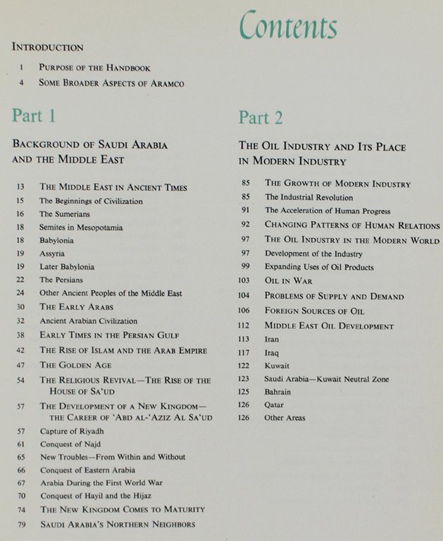 ARAMCO HANDBOOK [english, fine]