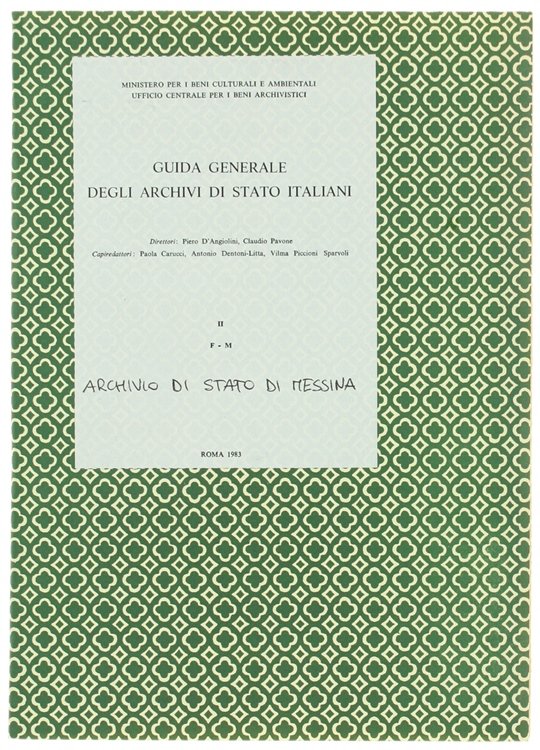 ARCHIVIO DI STATO DI MESSINA. Libro