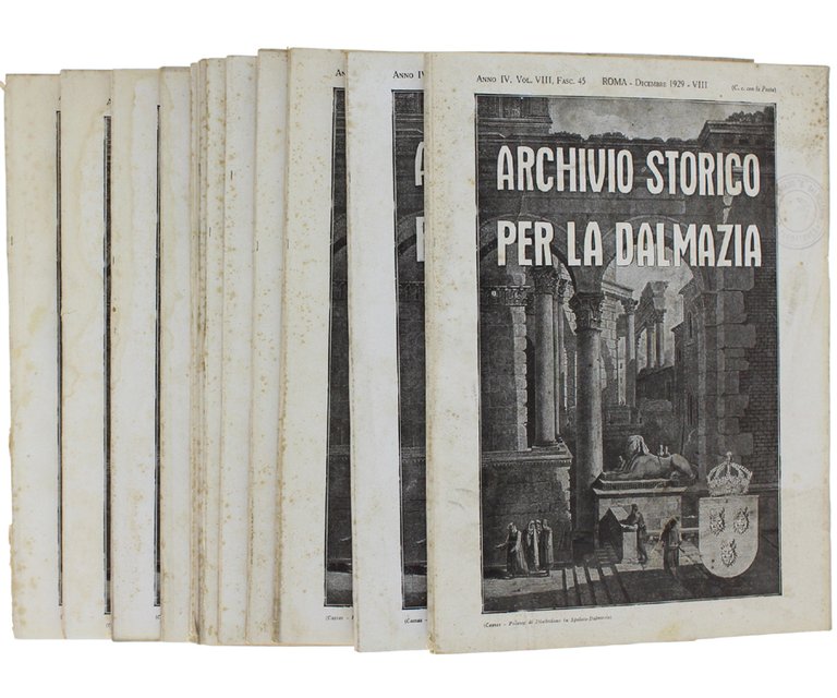 ARCHIVIO STORICO PER LA DALMAZIA. Pubblicazione mensile fondata da Antonio …