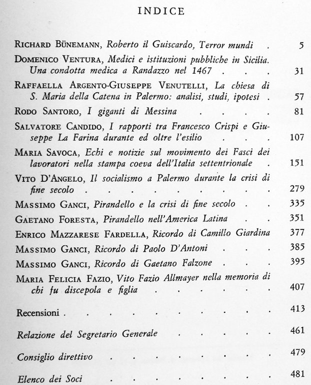 ARCHIVIO STORICO SICILIANO. Serie IV - Vol. XII-XIII. 1986-1987 (contenuto: …