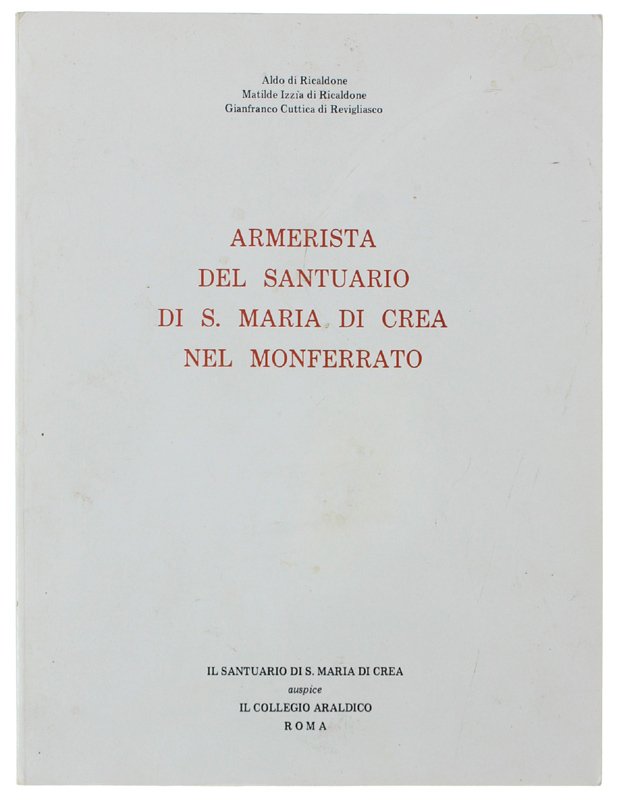 ARMERISTA DEL SANTUARIO DI S.MARIA DI CREA NEL MONFERRATO.