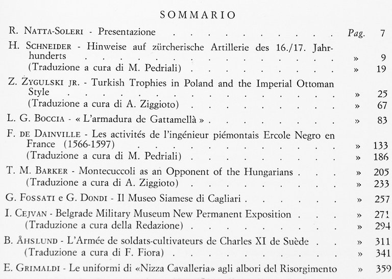ARMI ANTICHE. Bollettino dell'Accademia di S.Marciano. Numero speciale per il …
