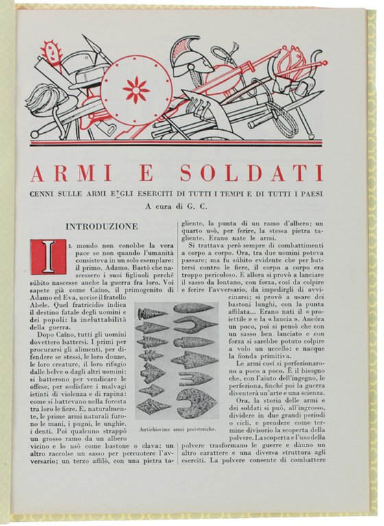 ARMI E SOLDATI. Cenni sulle armi degli eserciti di tutti …