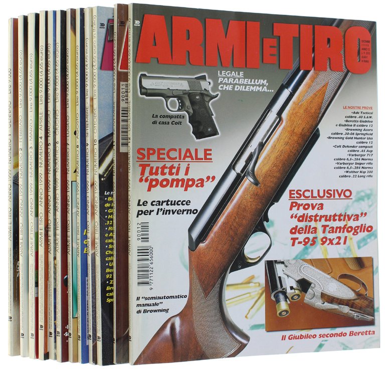ARMI E TIRO - Annata 1999 completa.