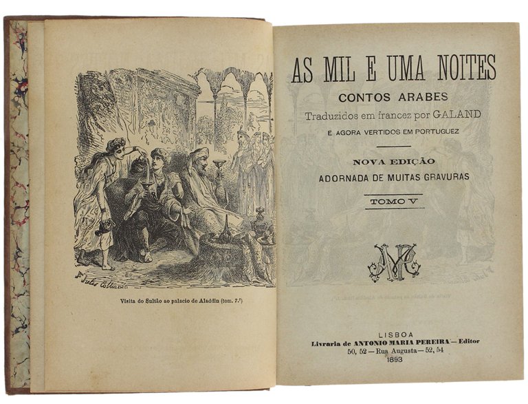 AS MIL E UMA NOITES. Contos arabes traducidos em frances …