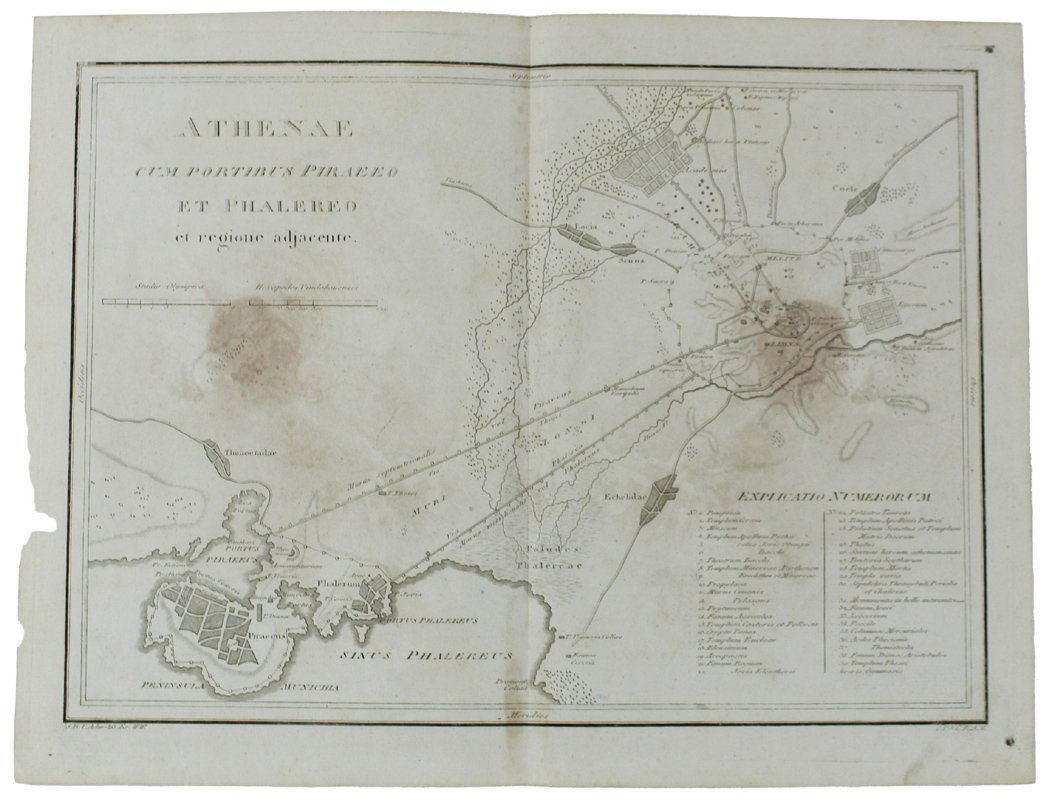 ATHENAE CUM PORTIBUS PIRAEEO ET PHALEREO ed regione adjacente, from …