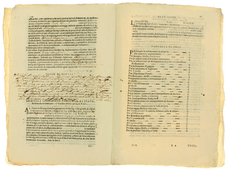 ATTI ESECUTORIALI DEL CAPITANO GIO. ANTONIO MAGLIANO esattore delle Taglie …