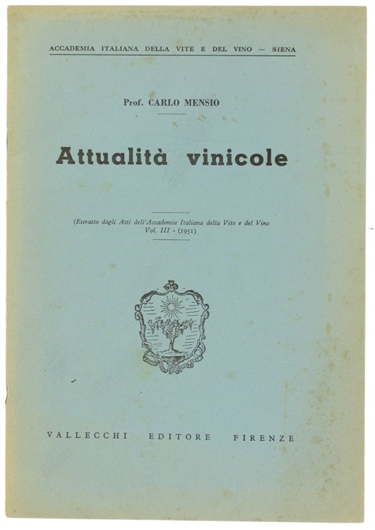 ATTUALITA' VINICOLE.