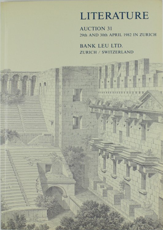 AUCTION 31 - Catalogue of the important library on numismatics …