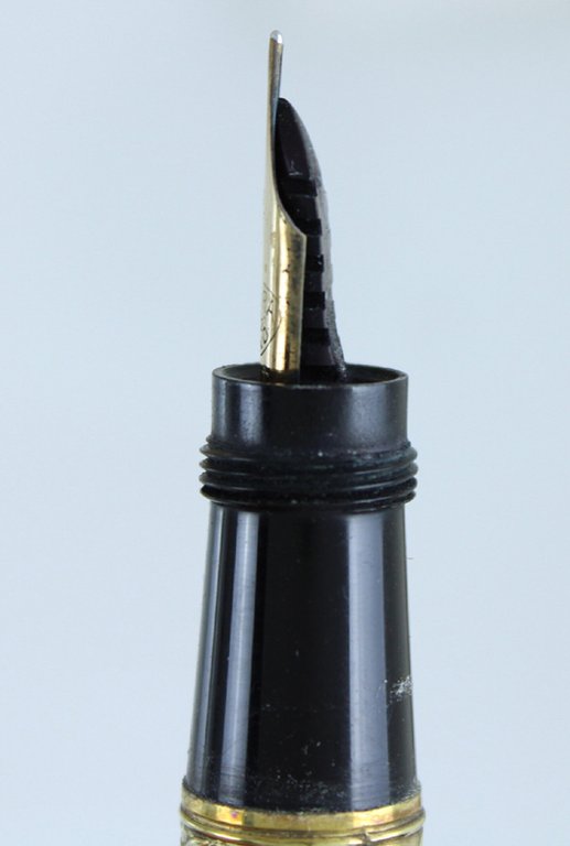 AURORA penna stilografica laminata oro 18 KT pennino rientrante, 1927 …