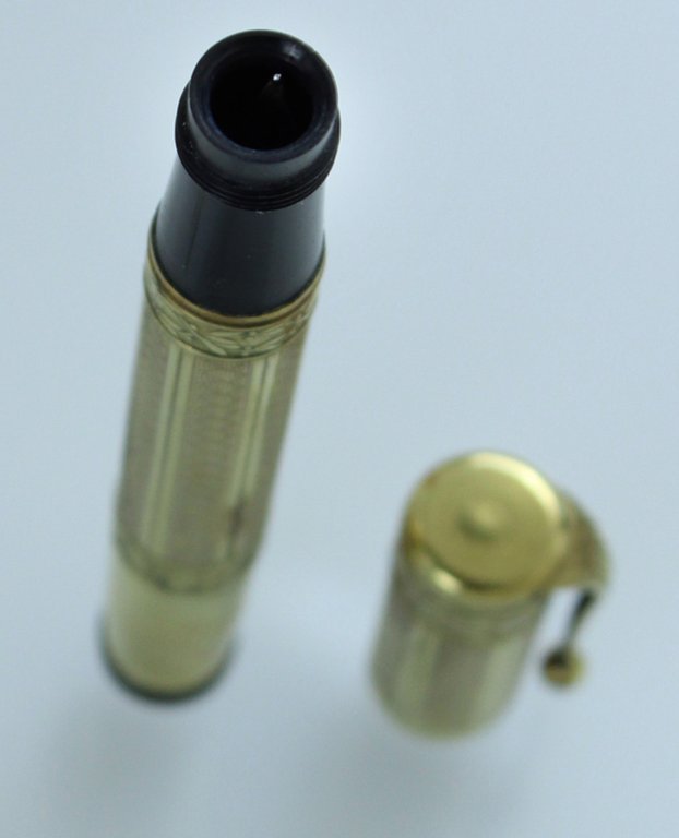 AURORA penna stilografica laminata oro 18 KT pennino rientrante, 1927 …