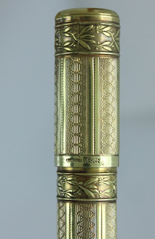 AURORA penna stilografica laminata oro 18 KT pennino rientrante, 1927 …