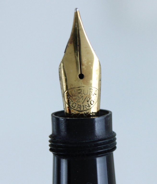 AURORA penna stilografica laminata oro 18 KT pennino rientrante, 1927 …