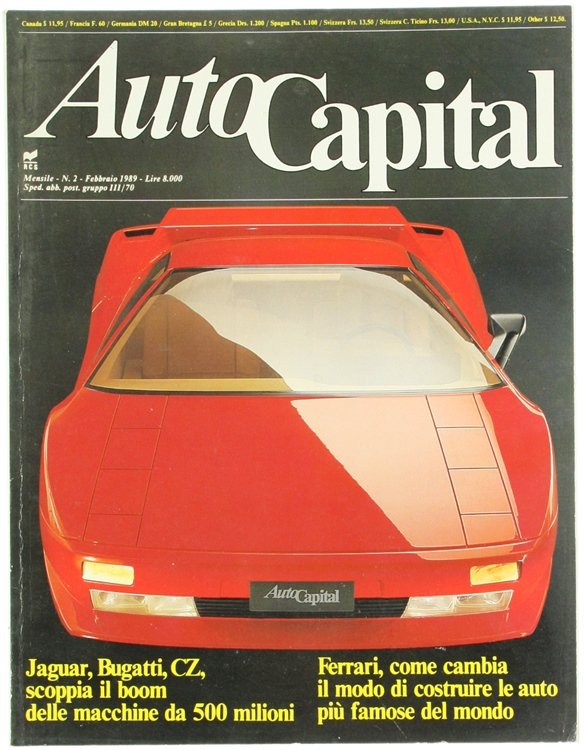 AUTO CAPITAL N. 2 - FEBBRAIO 1989. | Immagine Gallery 2