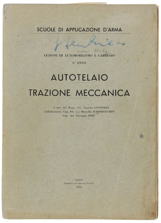 AUTOTELAIO - TRAZIONE MECCANICA. Lezioni di automobilismo e carrismo - …