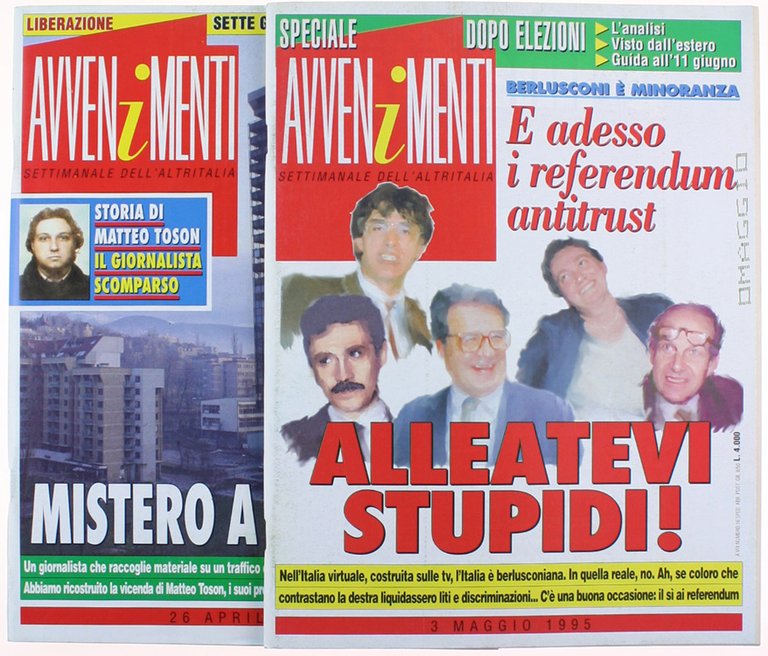 AVVENIMENTI. Settimanale dell'altritalia. Anno VIII - N. 15 e 16.