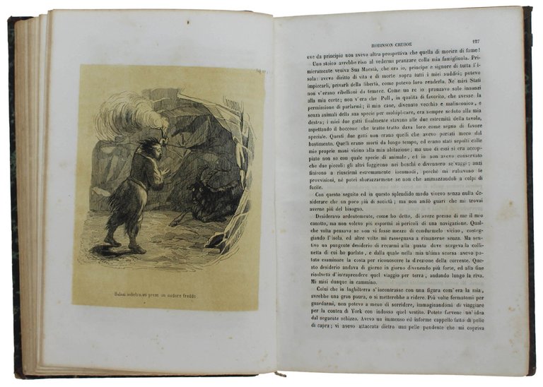 AVVENTURE DI ROBINSON CRUSOE scritte da Daniele De-Foe.