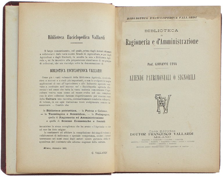 AZIENDE PATRIMONIALI O SIGNORILI. | Immagine Gallery 2