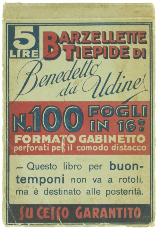 BARZELLETTE TIEPIDE. N. 100 fogli in 16° formato gabinetto perforati …