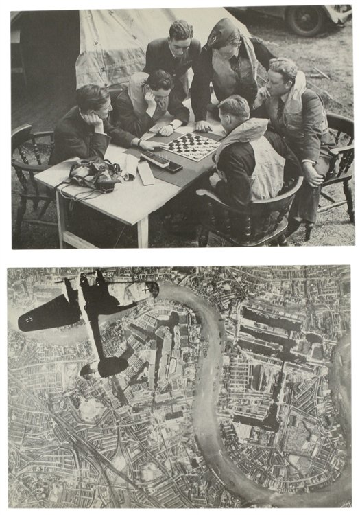 BATTLE OF BRITAIN - EIGHT HISTORIC PHOTOGRAPHS.