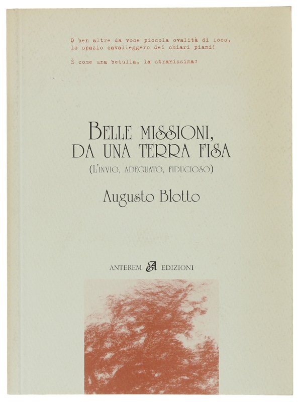 BELLE MISSIONI, DA UNA TERRA FISA (L'invio, adeguato, fiducioso) [1a …