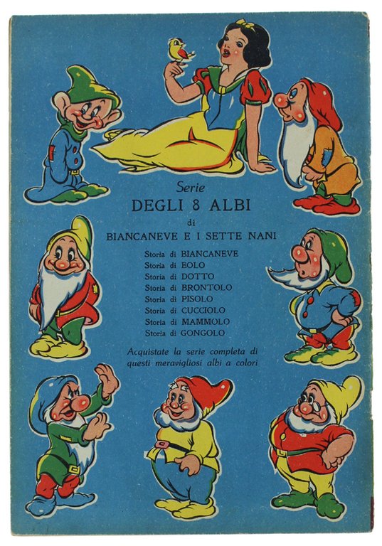 GLI ALBI DI BIANCANEVE. Serie completa degli 8 albi: Storia …
