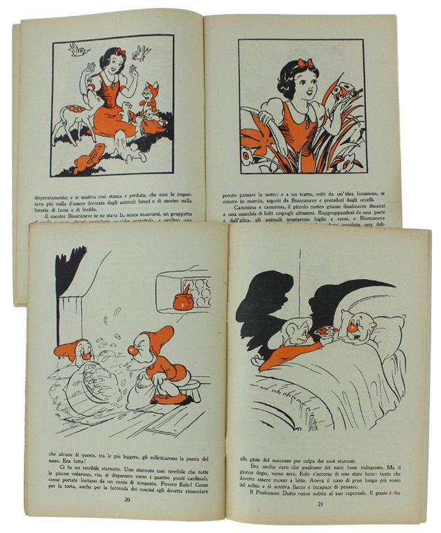 GLI ALBI DI BIANCANEVE. Serie completa degli 8 albi: Storia …