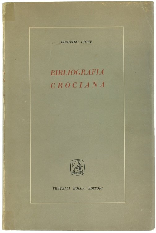 BIBLIOGRAFIA CROCIANA.