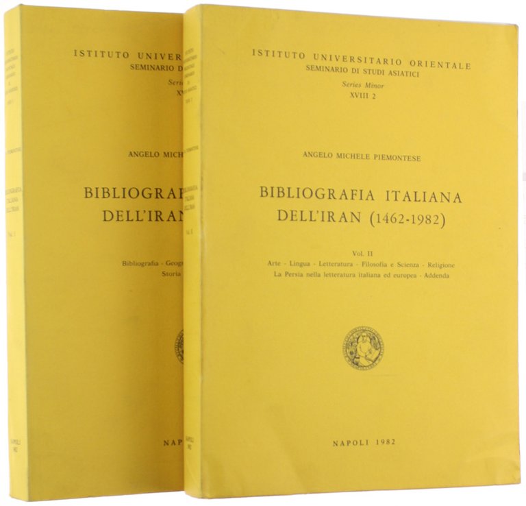 BIBLIOGRAFIA ITALIANA DELL'IRAN (1462-1982). Volume I: Bibliografia - Geografia - … | Immagine Gallery 2