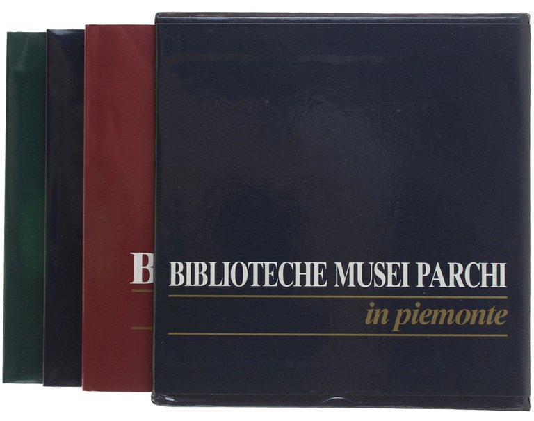 BIBLIOTECHE MUSEI PARCHI IN PIEMONTE. [3 volumi]