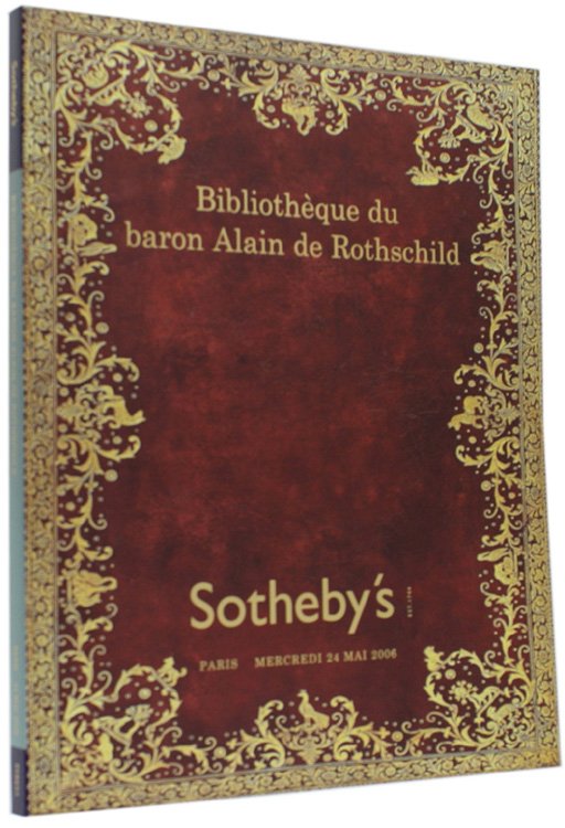 BIBLIOTHEQUE DU BARON ALAIN DE ROTHSCHILD.