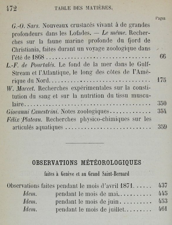 BIBLIOTHEQUE UNIVERSELLE ET REVUE SUISSE. ARCHIVES DES SCIENCES PHYSIQUES ET …