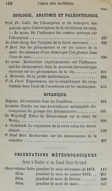 BIBLIOTHEQUE UNIVERSELLE ET REVUE SUISSE. ARCHIVES DES SCIENCES PHYSIQUES ET …