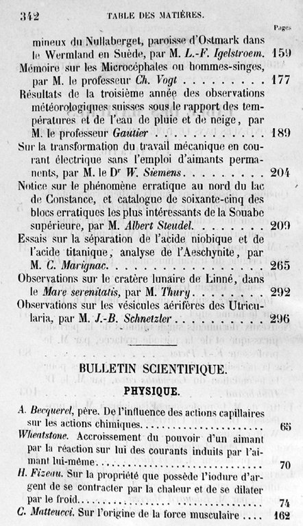 BIBLIOTHEQUE UNIVERSELLE ET REVUE SUISSE. ARCHIVES DES SCIENCES PHYSIQUES ET …