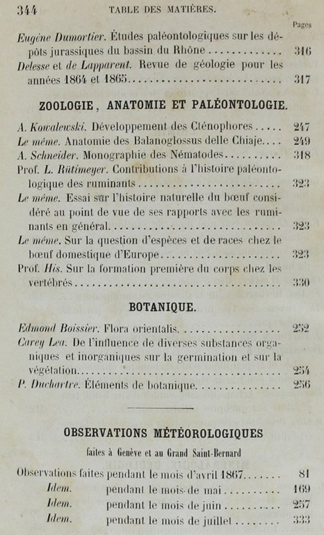 BIBLIOTHEQUE UNIVERSELLE ET REVUE SUISSE. ARCHIVES DES SCIENCES PHYSIQUES ET …