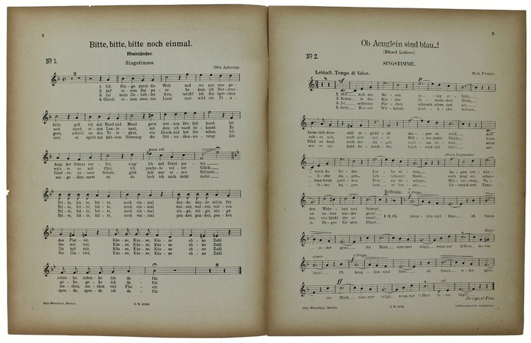 BITTE, BITTE NOCH EINMAL! Da Capo-Tanzlieder-Sammlung.