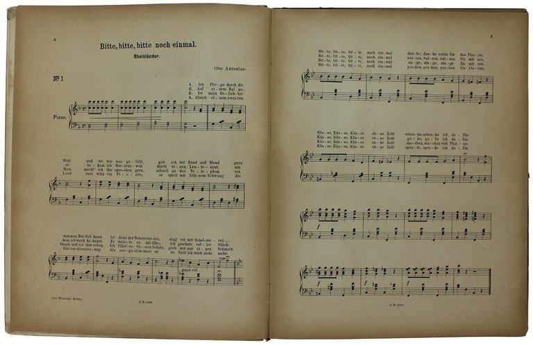 BITTE, BITTE NOCH EINMAL! Da Capo-Tanzlieder-Sammlung.