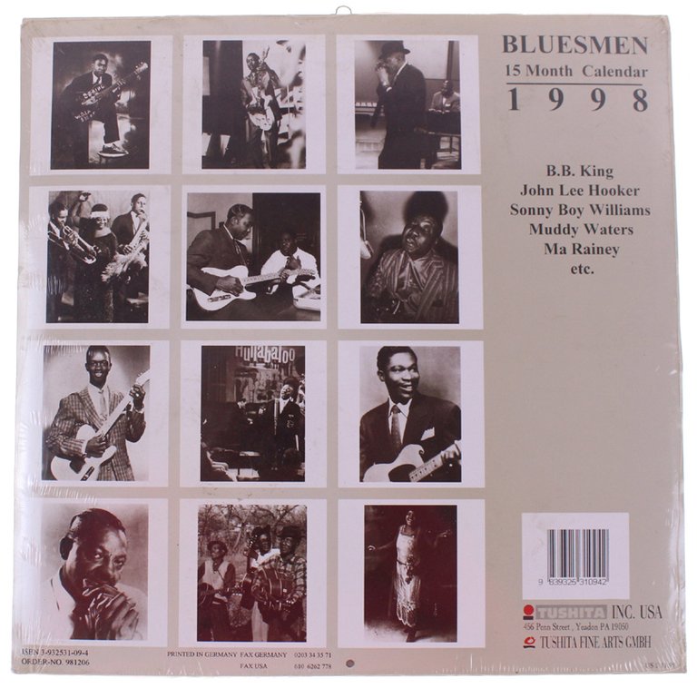BLUESMEN - CALENDAR 1998.