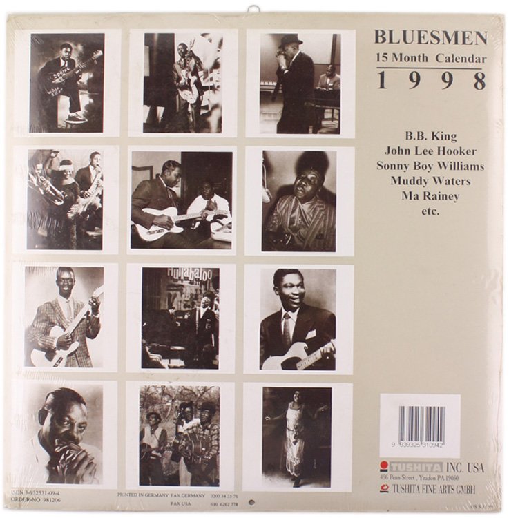 BLUESMEN - CALENDAR 1998.