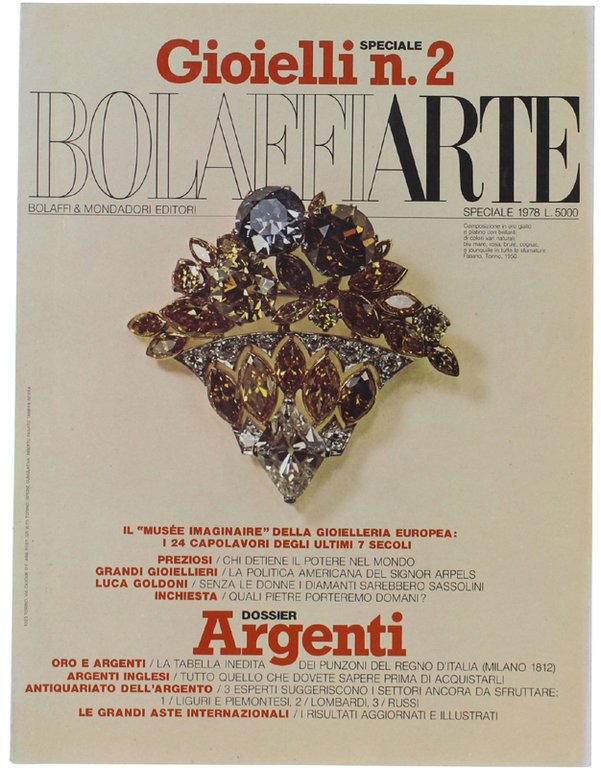 BOLAFFI ARTE - GIOIELLI n. 2 - Speciale 1978.