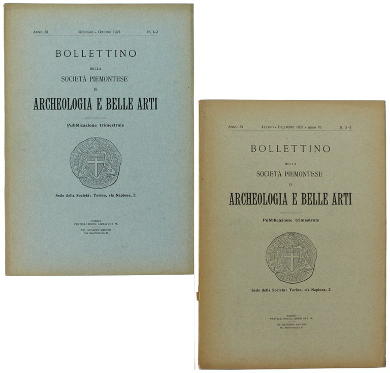 BOLLETTINO DELLA SOCIETA' PIEMONTESE DI ARCHEOLOGIA E BELLE ARTI. Annata … | Immagine Gallery 2