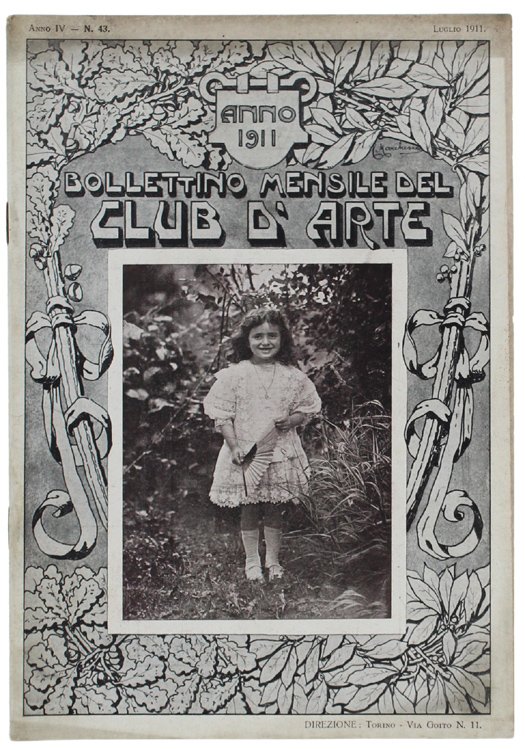 BOLLETTINO MENSILE DEL CLUB D'ARTE. Anno IV - N. 41 …