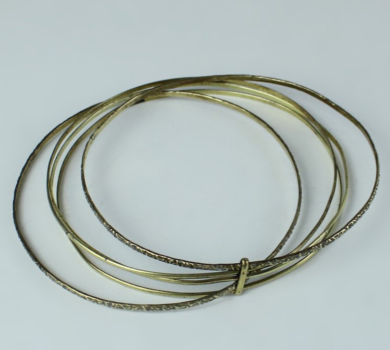 BRACCIALE VINTAGE 5 CERCHI SIMILORO | Immagine Gallery 4