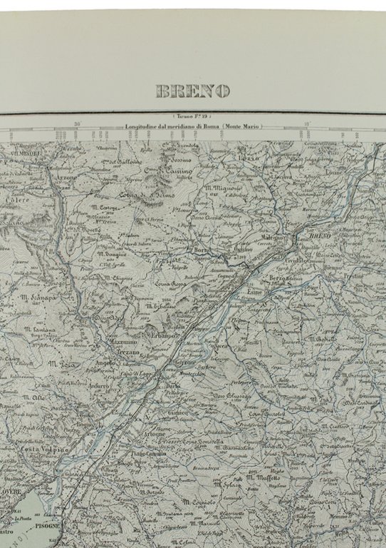 BRENO. Foglio 34 della Carta Topografica del Regno d'Italia e …