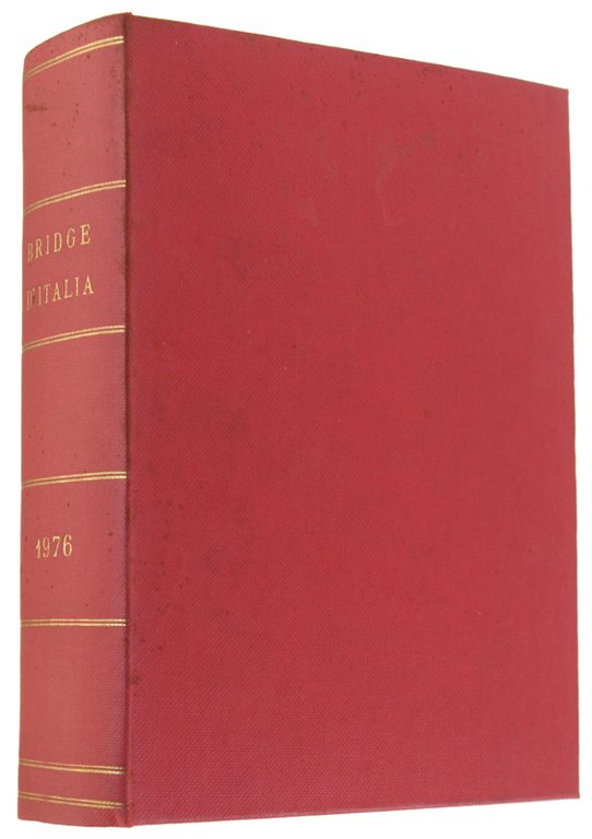BRIDGE D'ITALIA. Annata 1976 completa. Rivista mensile della Federazione Italiana …
